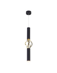 Подвесной светильник светодиодный 50191 1 Lance LED черный золото Eurosvet