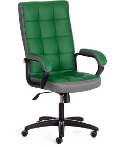 Кресло 22 кож зам ткань зеленый серый 36 001 12 Tetchair