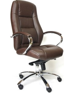 Компьютерное кресло Kron кожа коричневый Everprof