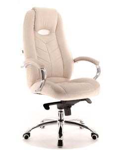 Компьютерное кресло для руководителя Drift экокожа кремовый Everprof