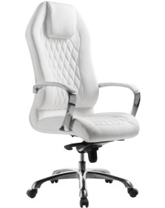 Компьютерное кресло Damian white satin chrome 15429 Woodville