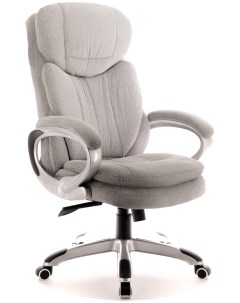 Компьютерное кресло для руководителя ткань серый Everprof