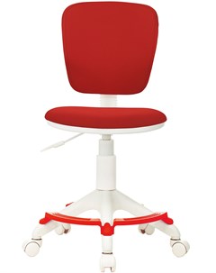 Кресло детское CH W204 F красный 26 22 крестов пластик подст для ног белый Бюрократ