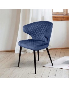 Стул ромб, бархат синий Top concept