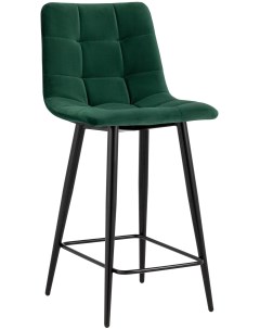 Стул полубарный Джанго велюр зелёный высота сиденья 60 см УТ000035294 Stool group