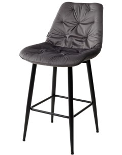 Полубарный стул G062 40 серый велюр H 65cm М-city