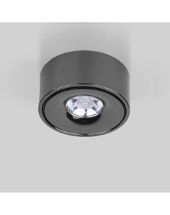 Накладной светодиодный светильник черный 25100 LED Glide 8W 4200K чёрный жемчуг Elektrostandard