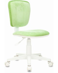 Кресло детское CH W204NX светло зеленый Velvet 81 крестовина пластик пластик белый Бюрократ