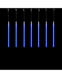 Гирлянда Тающие 10шт по 50см, 12В, Синих Светодиодов, Провод Черный ПВХ, IP20 Laitcom