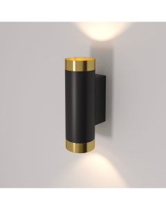 Светильник настенный MRL черный золото Poli 1016 Elektrostandard