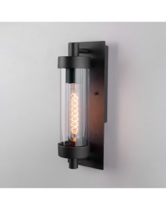 Настенный уличный светильник 35151 D чёрный Pipe Elektrostandard