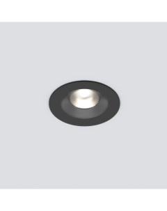 Встраиваемый светодиодный влагозащищенный светильник 35126 U черный Light LED 3001 Elektrostandard