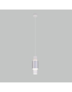 Подвесной светильник светодиодный 50204 1 Bento LED белый серебро Eurosvet