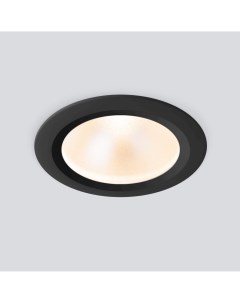 Встраиваемый светодиодный влагозащищенный светильник 35128 U черный Light LED 3003 Elektrostandard