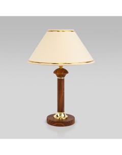 Интерьерная настольная лампа 60019 1 Lorenzo орех Eurosvet