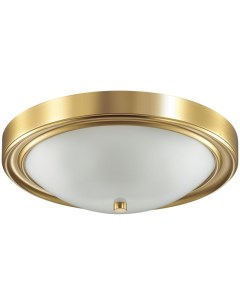 Настенно-потолочный светильник круглый латунь E27 3*60W Lumion