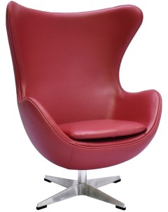 Кресло красный натуральная кожа Bradex home