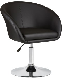 Кресло дизайнерское чёрный 8600 LM 8600 LM цвет сиденья черный основания хром Dobrin