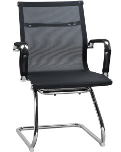 Офисное кресло для посетителей чёрный 102N_Mesh LMR CODY MESH MESH цвет сиденья черный основания хро Dobrin
