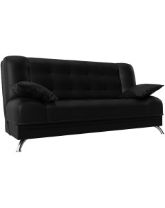 Диван Книжка Анна (экокожа черная) 28060 Лига диванов