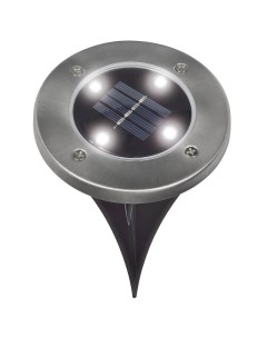 Грунтовый светильник светодиодный на солнечных батареях IP44 Uniel