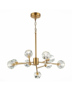 Подвесная люстра молекулы хрустальная светодиодная St-luce