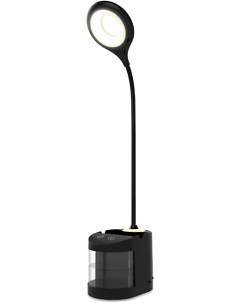 Офисная настольная лампа диммируемая светодиодная с выключателем и USB портом Ambrella