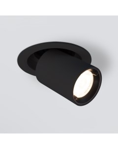 Встраиваемый светильник светодиодный 9917 LED 10W 4200K черный матовый Elektrostandard