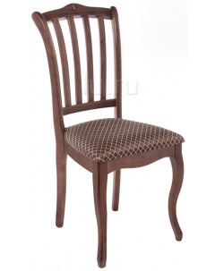 Стул с обивкой из ткани Виньетта коричневый 371204 Woodville