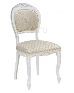 Деревянный стул Лауро патина серебро / бежевый 430999 Woodville