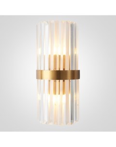 Бра Odeon Clear Glass Gold Metal Wall Lamp 44 771 147727 22 Imperiumloft