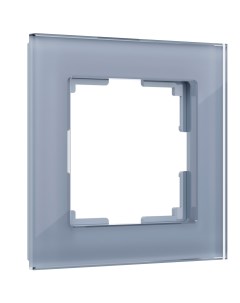 Рамка на 1 пост серый стекло a050965 Werkel