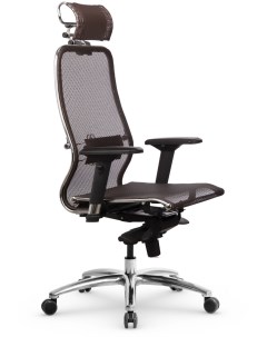 Офисное кресло Samurai S 3 04 MPES Темно коричневый цвет Метта
