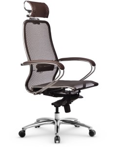 Офисное кресло Samurai S 2 04 MPES Темно коричневый цвет Метта