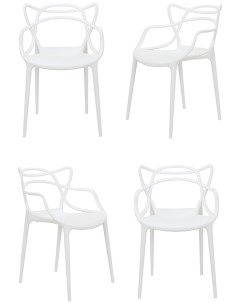 Комплект из 4 х стульев белый Bradex home
