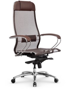 Офисное кресло Samurai S 1 04 MPES Темно коричневый цвет Метта