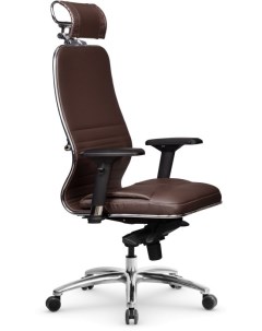 Офисное кресло Samurai KL 3 04 MPES Темно коричневый цвет Метта