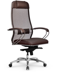 Офисное кресло Samurai SL 1 04 MPES Темно коричневый цвет Метта