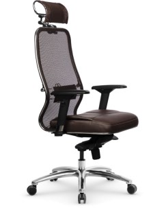 Офисное кресло Samurai SL 3 04 MPES Темно коричневый цвет Метта