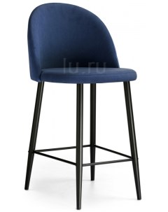 Барный стул Амизуре темно синий черный матовый 448662 Woodville