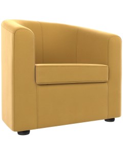 Кресло Норден микровельвет желтый 109054 Лига диванов