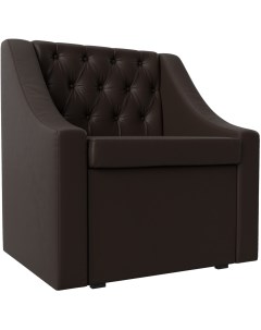 Кресло Мерлин экокожа коричневая 100472 Лига диванов