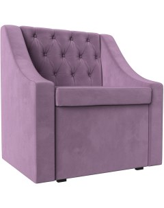 Кресло Мерлин Микровельвет фиолетовый 113717 Лига диванов