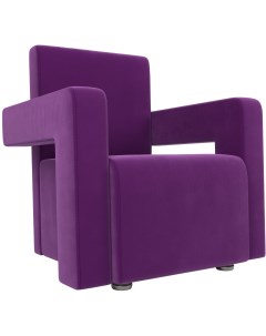 Кресло Рамос микровельвет фиолетовый 109034 Лига диванов