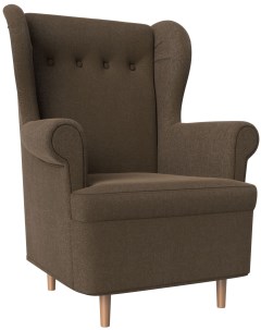 Кресло Торин рогожка коричневая 100942 Лига диванов