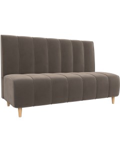 Прямой диван Ральф (велюр коричневый) 104136 Лига диванов