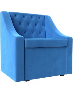 Кресло Мерлин велюр голубой 109768 Лига диванов