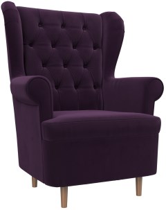 Кресло Торин Люкс велюр фиолетовый 108499 Лига диванов
