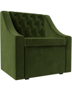 Кресло Мерлин микровельвет зеленый 100463 Лига диванов