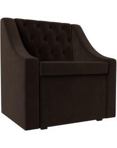 Кресло Мерлин микровельвет коричневый 100464 Лига диванов